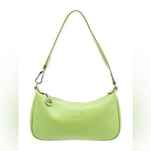 🔥🔥🔥Authentic Longchamp Green Leather Shoulder Bag